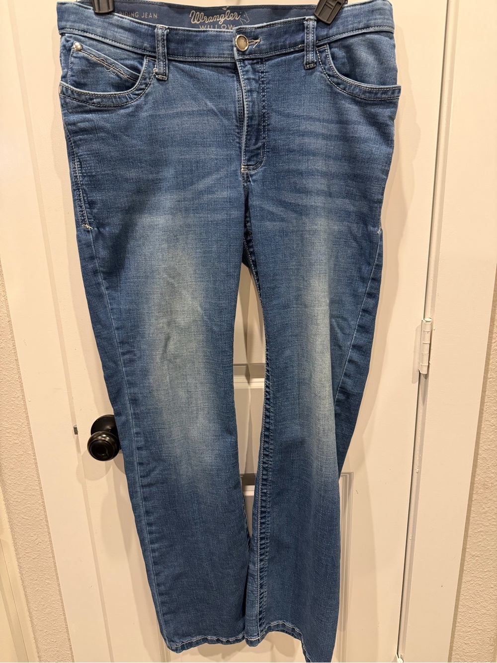 Wrangler Willow ultimate riding jeans  Medium Blue Straight Jeans